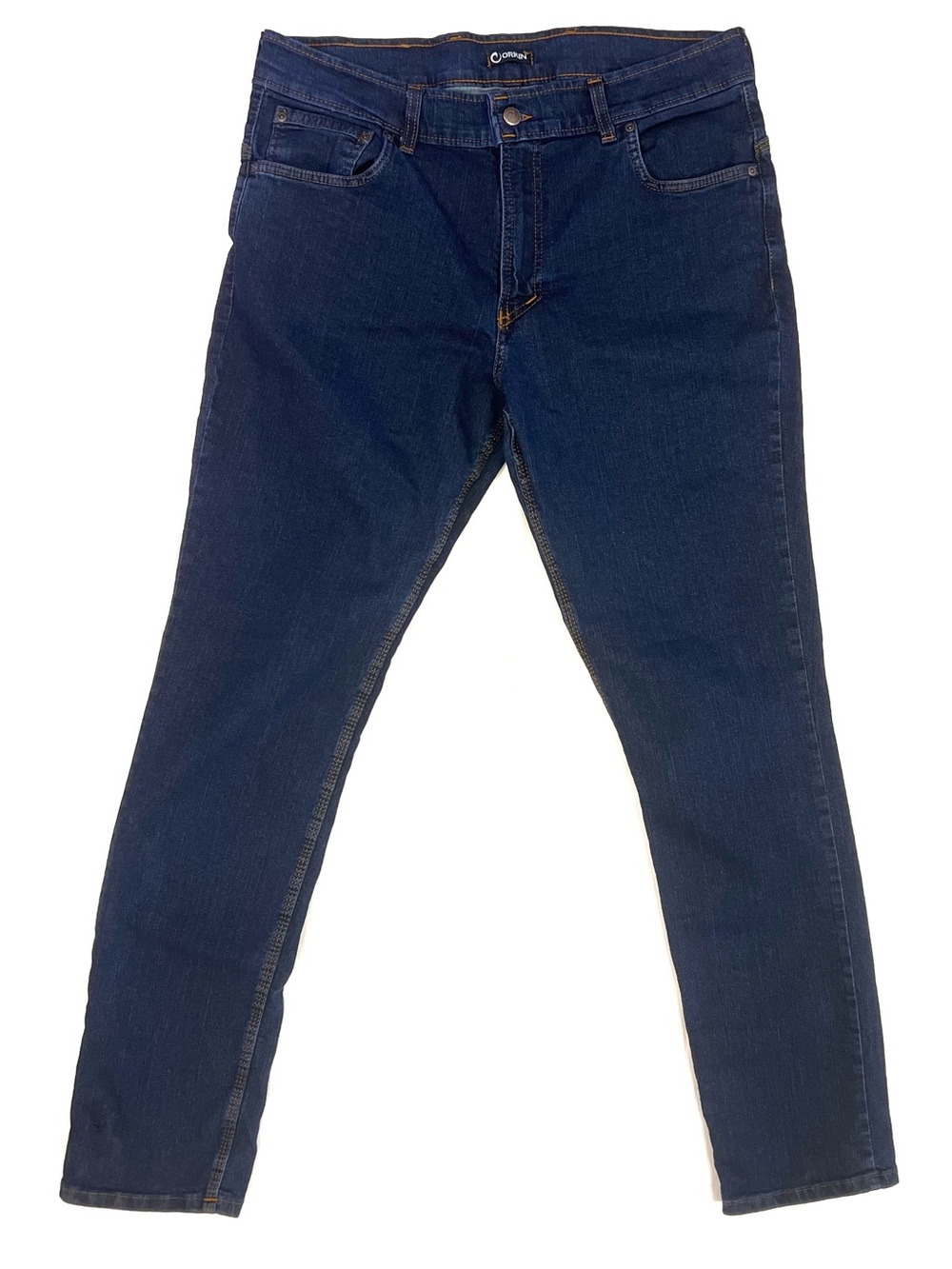 Origin Maine Factory Men's Straight Blue Jeans 36x32 Workwear USA Made
